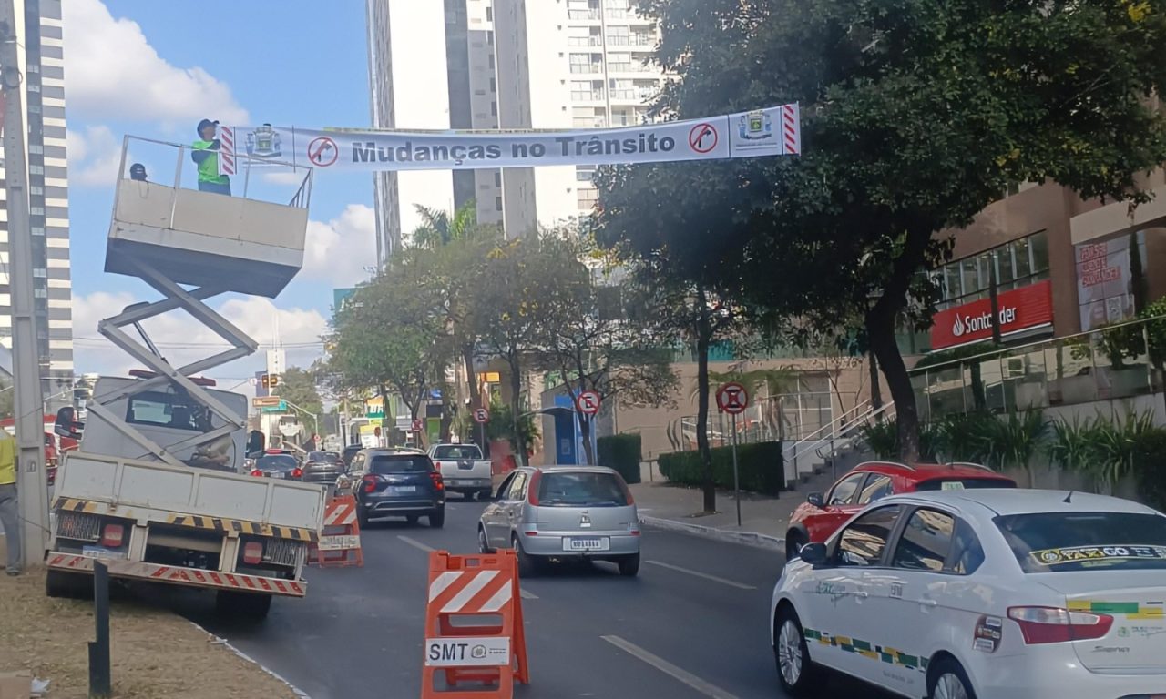 Mudanças no trânsito da Jamel Cecílio, em Goiânia, entram em vigor; veja alterações