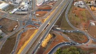 Viaduto está passando por intensas obras. (Foto: Divulgação)
