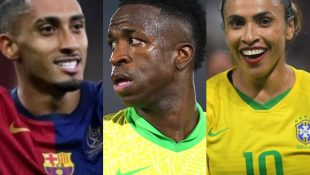Raphinha, Vinicius Junior e Marta concorrem ao prêmio Bola de Ouro