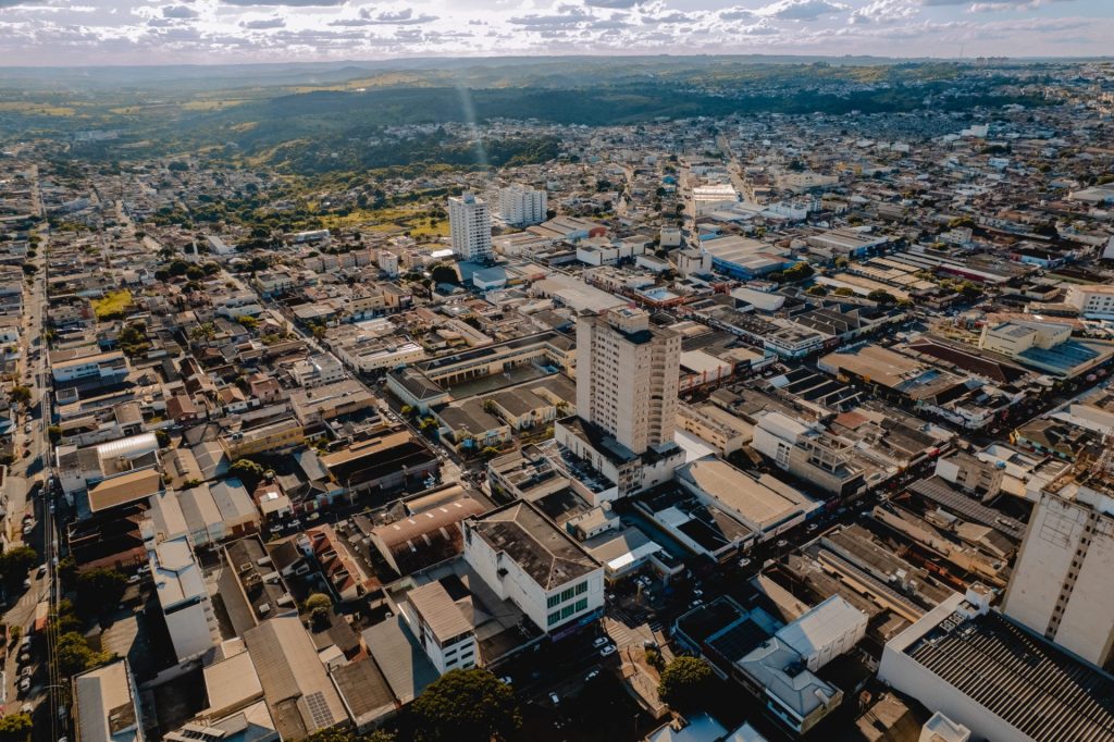 Vista aérea de Anápolis.