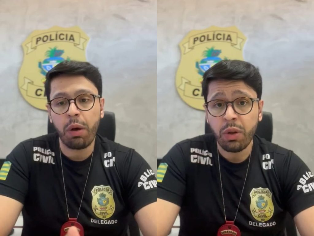 Delegado Marcos Adorno mandou recado para traficantes de Anápolis. (Foto: Divulgação/PC)