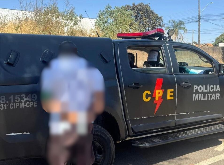 Foragido por homicídio na Bahia foi preso em Anápolis. (Foto: Reprodução)