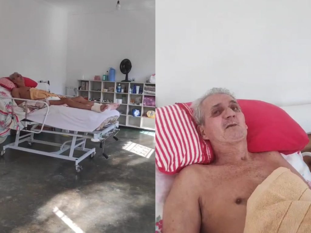 Motorista de aplicativo segue acamado e precisa de cuidados constantes. (Foto: Simone Nunes)