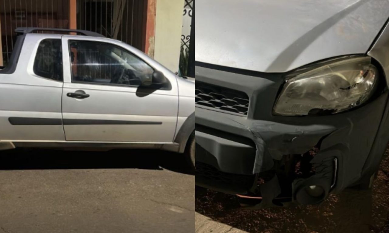 Homem bêbado furtou um veículo e fugiu com o passageiro.