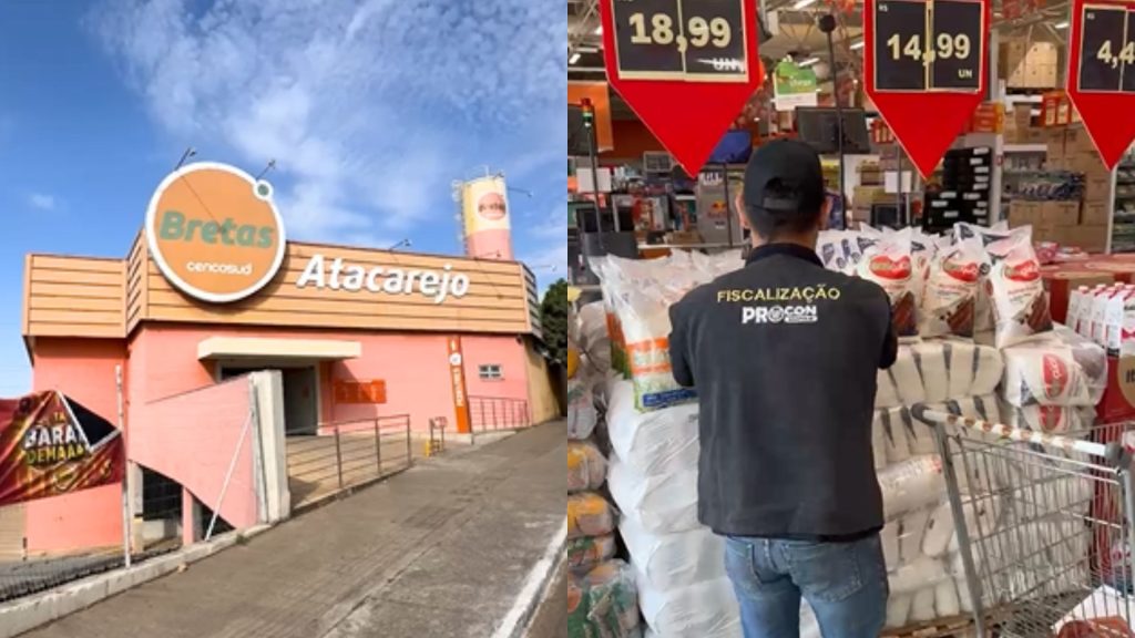 Bretas Anápolis foi alvo de fiscalização do Procon.