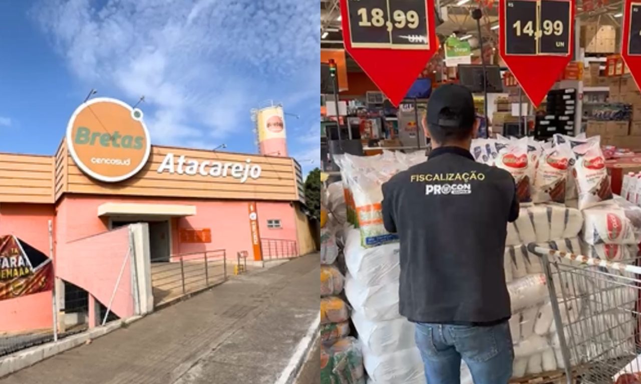 Bretas Anápolis foi alvo de fiscalização do Procon.