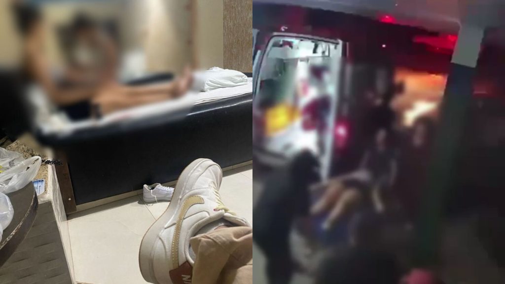 PC divulgou foto do momento em que a tentativa de aborto estava sendo realizada. (Foto: Divulgação)