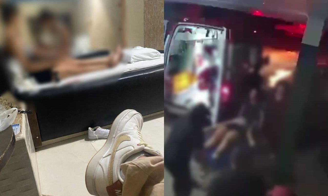 PC divulgou foto do momento em que a tentativa de aborto estava sendo realizada. (Foto: Divulgação)