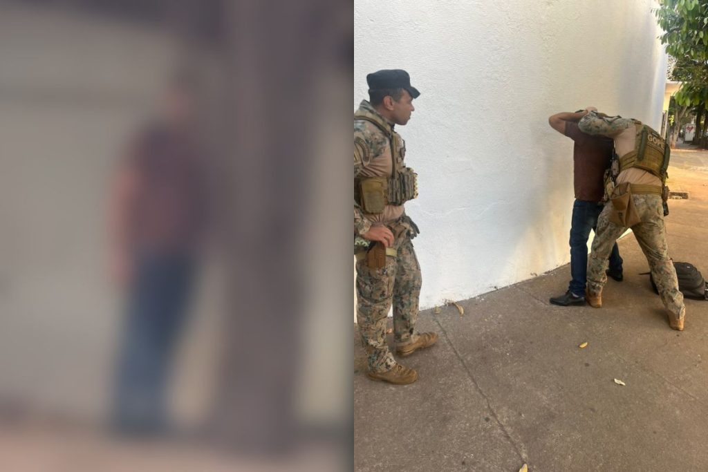 Homem é preso após ser flagrado "se tocando" em frente a colégio em Goiânia