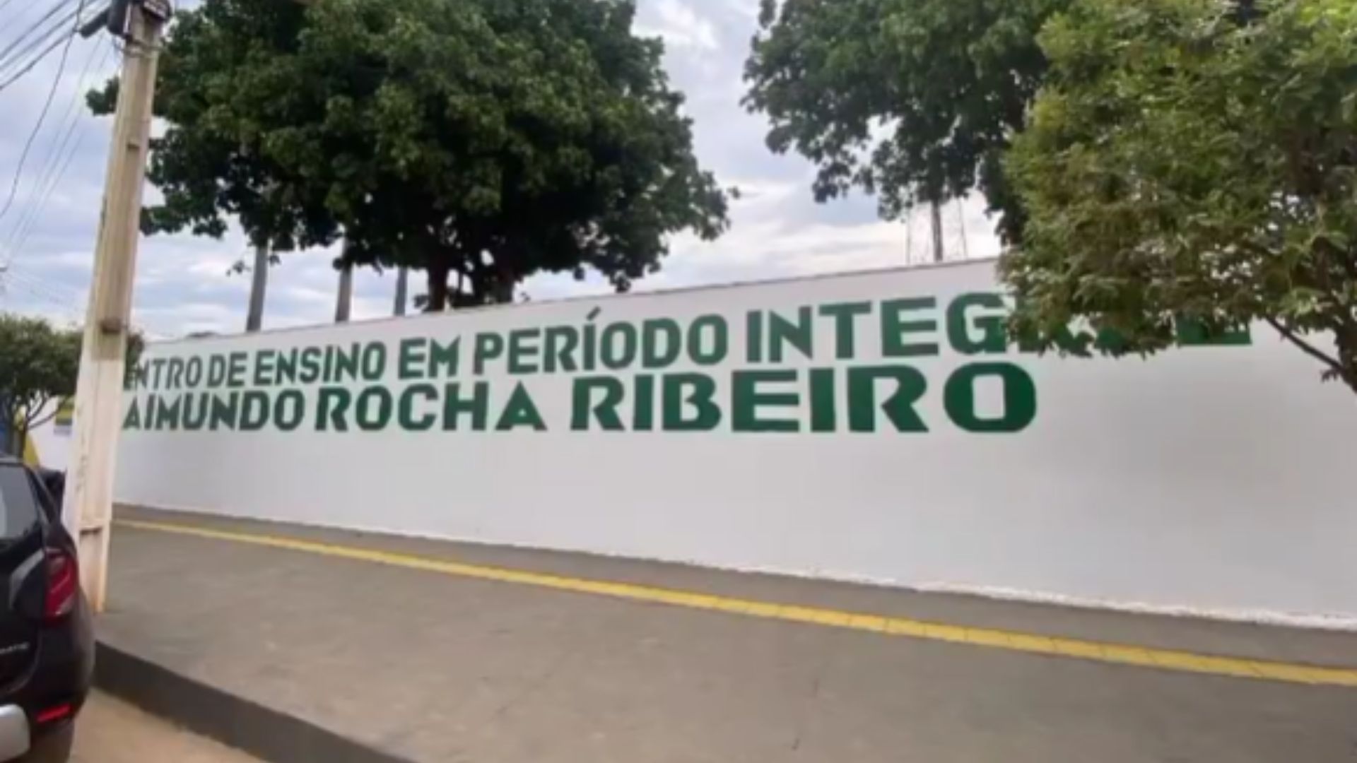 Centro de Ensino em Período Integral Raimundo Rocha Ribeiro, localizado na zona urbana de Iaciara. (Foto: Reprodução/Instagram)