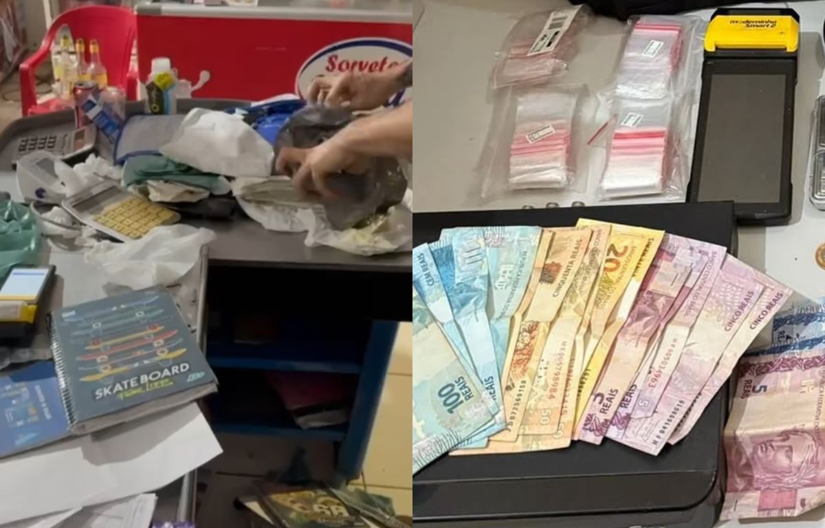 Comerciante em Goiás é preso após usar supermercado como ponto de tráfico de drogas