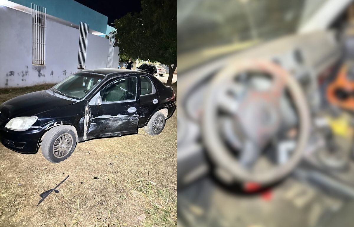 Perseguição termina em ataque brutal com facão em Senador Canedo: vítima quase perdeu a orelha