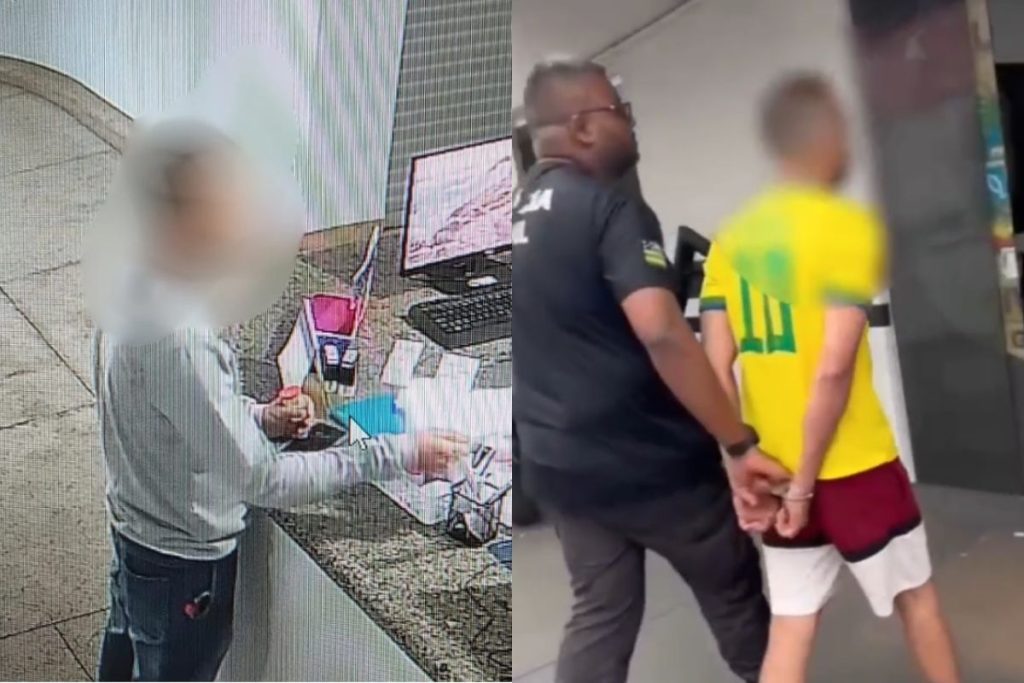 Homem furta unidade de saúde em Goiás e inventa desculpa inacreditável ao ser pego pela polícia