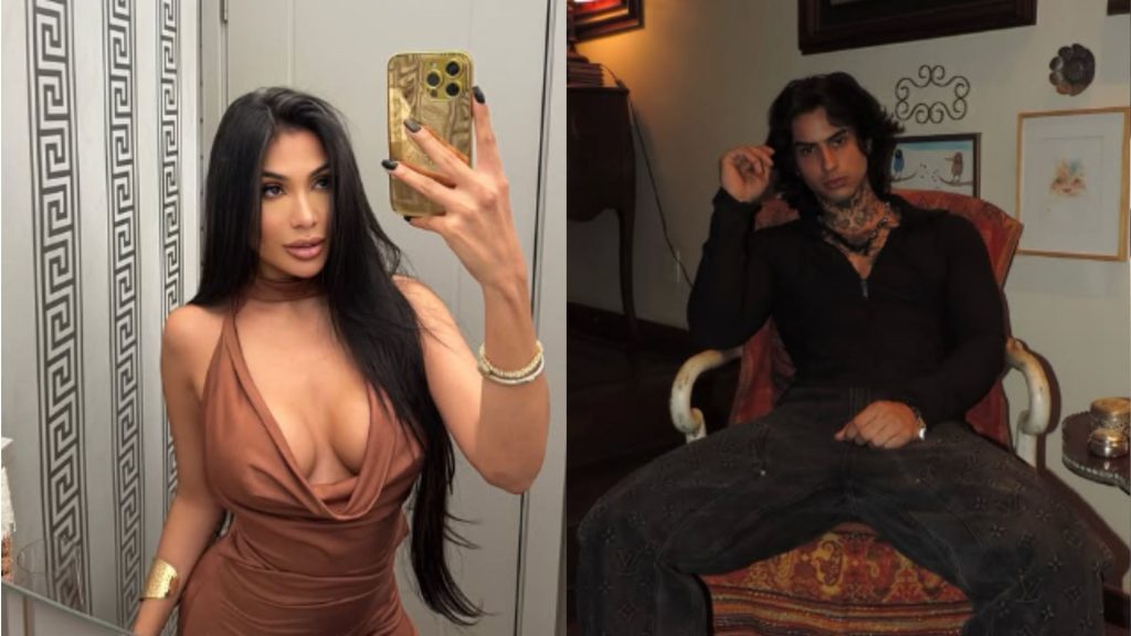 Cantora Havena e influenciador Glauber Sousa. (Foto: Reprodução/Redes Sociais)