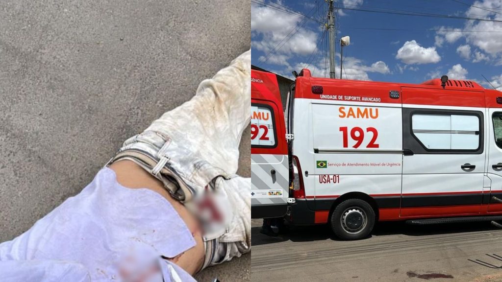 Idoso foi esfaqueado após não ter o que entregar em assalto.