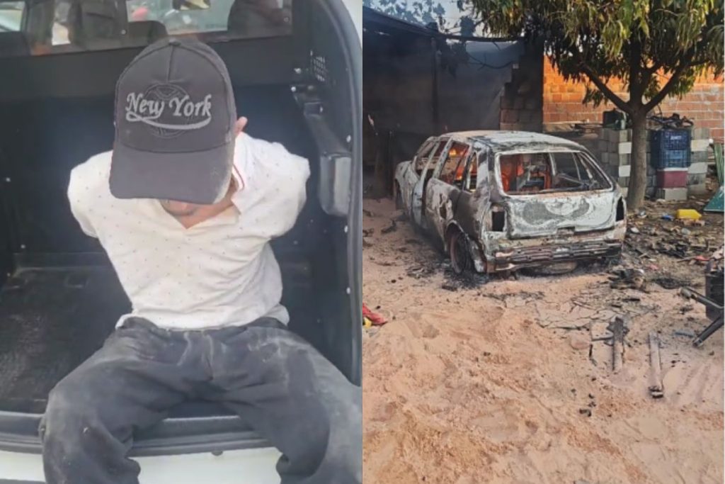 Preso suspeito de atear fogo e causar incêndio em residência de Abadiânia