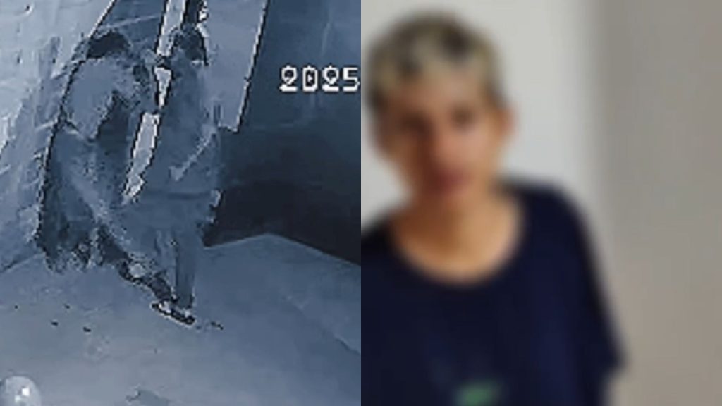 Madrasta foi flagrada agredindo criança de 11 anos.