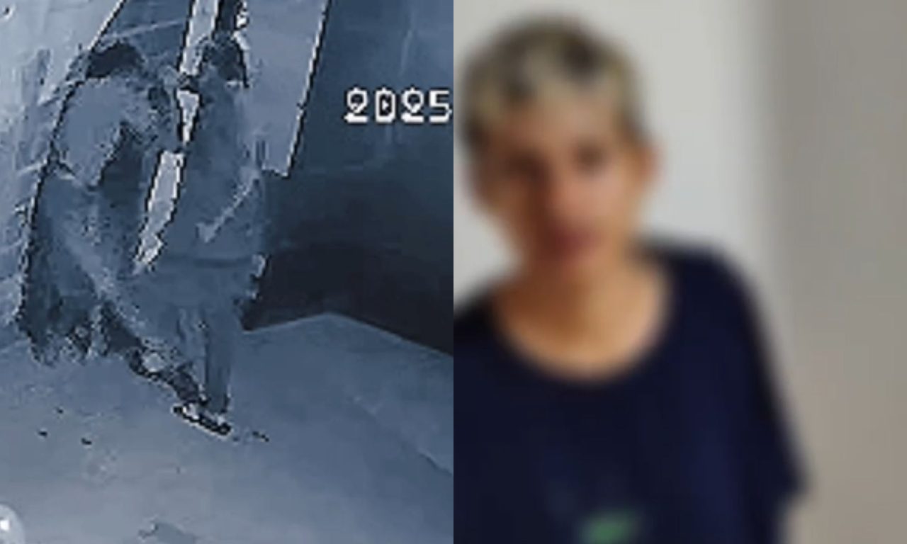 Madrasta foi flagrada agredindo criança de 11 anos.