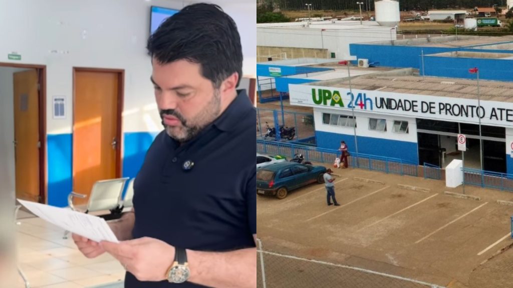 Márcio Corrêa explicou a moradora de Anápolis por que as UPAs estão dando declaração, em vez de atestado médico. (Foto: Reprodução)