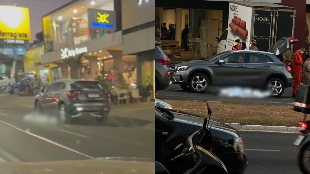 Motociclista trafegava pelo Setor Sul no momento do acidente. (Foto: Reprodução)