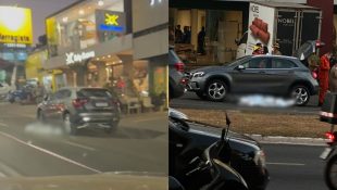 Motociclista trafegava pelo Setor Sul no momento do acidente. (Foto: Reprodução)