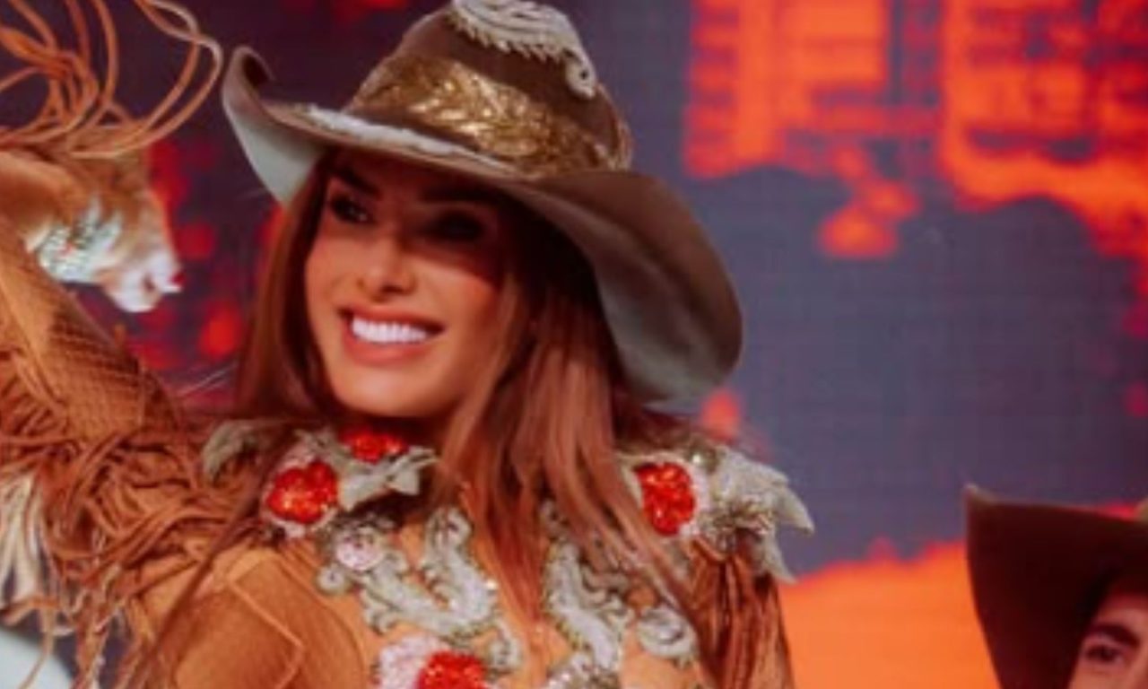 Nicole Bahls durante apresentação na Dança dos Famosos. (Foto: Reprodução/Redes Sociais)