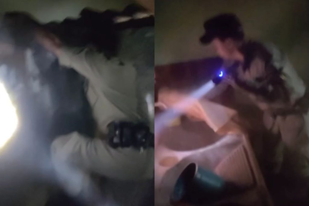 Policiais militares escalam muro, entram em casa em chamas e salvam homem que dormia em Campo Limpo de Goiás