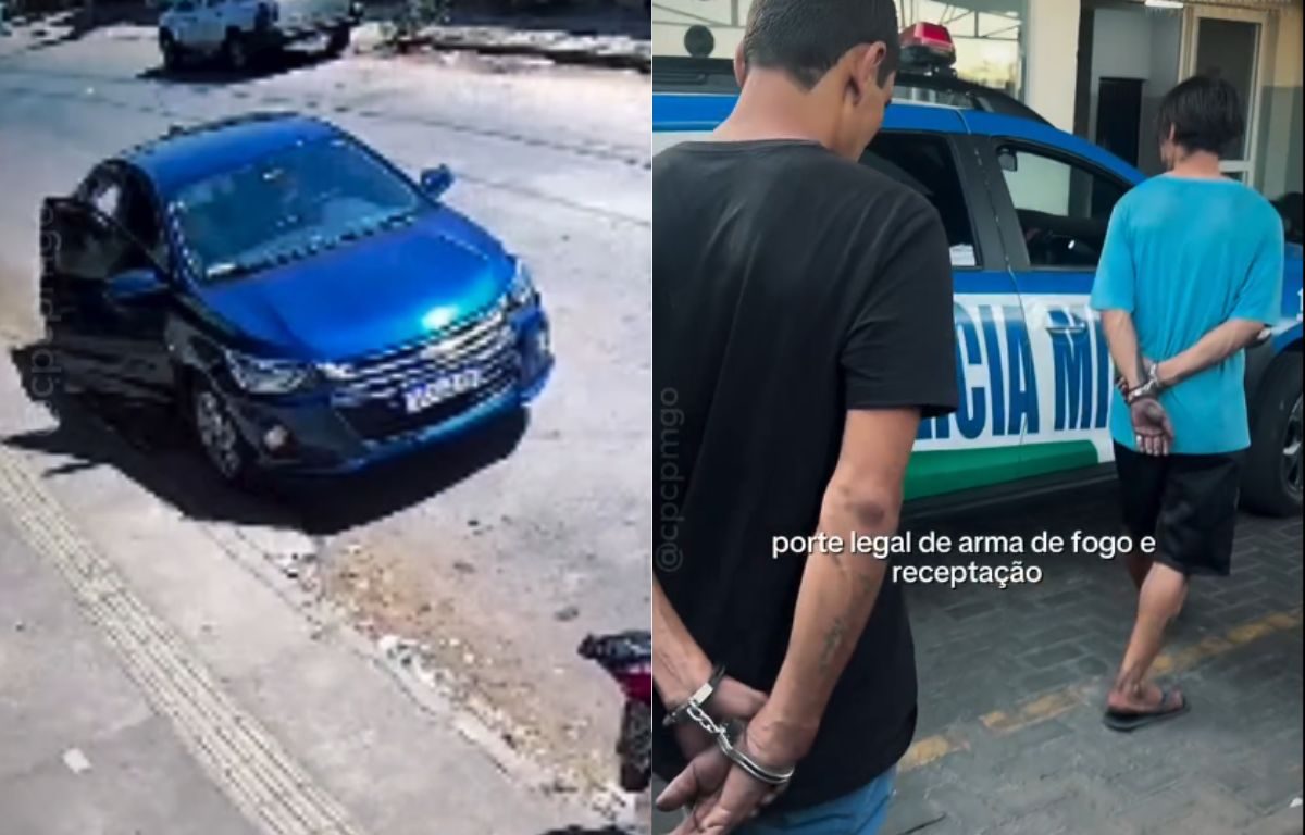 PM dá detalhes sobre como carro roubado em Goiânia foi recuperado em tempo recorde