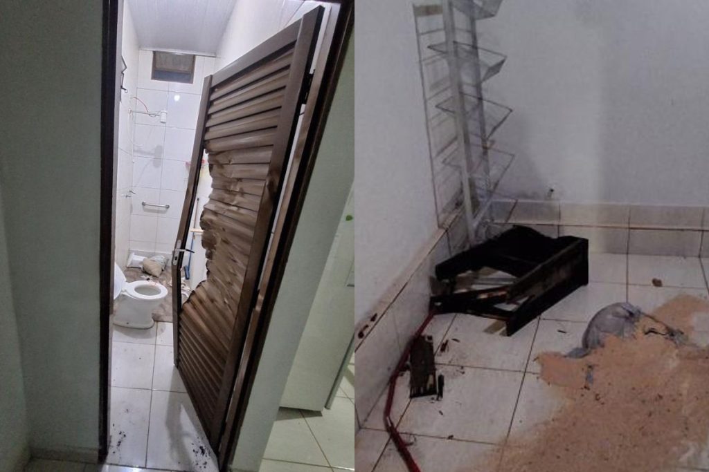 Descontrolado, homem agride esposa, a própria mãe e destrói casa após "discussão fútil", em Goiás