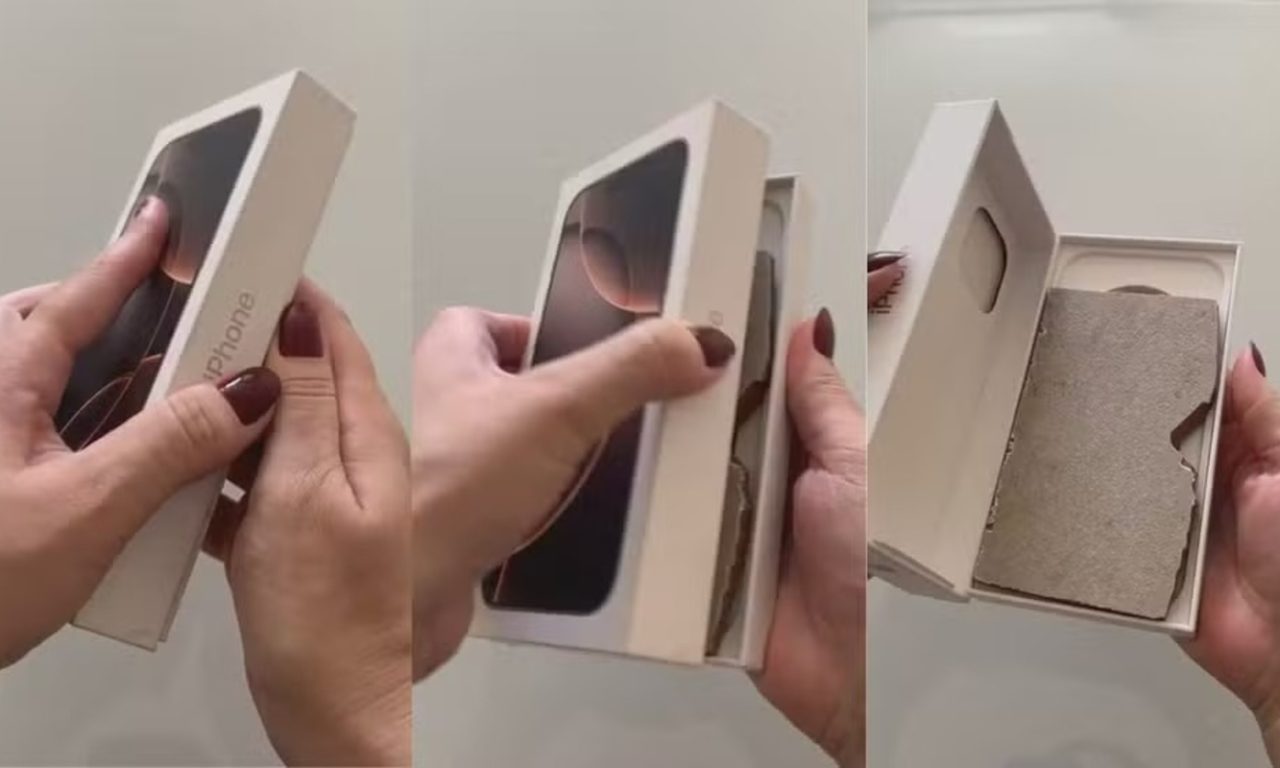Sonho vira pesadelo para mulher que comprou iPhone pela Amazon