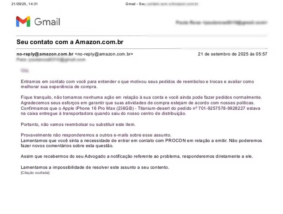 Sonho vira pesadelo para mulher que comprou iPhone pela Amazon