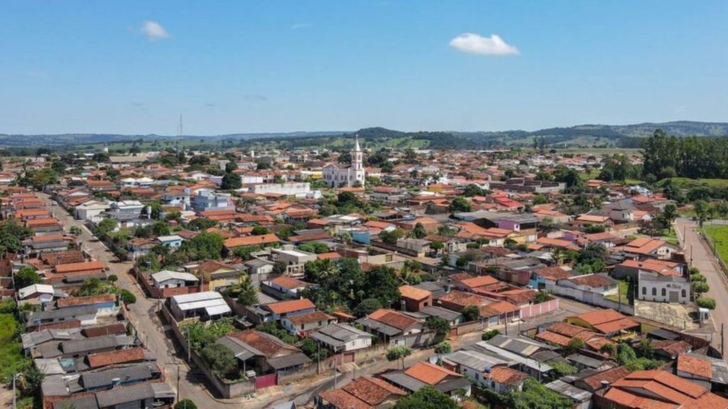 Visão aérea de Campo Limpo de Goiás. (Foto: Divulgação/Prefeitura de Campo Limpo de Goiás)