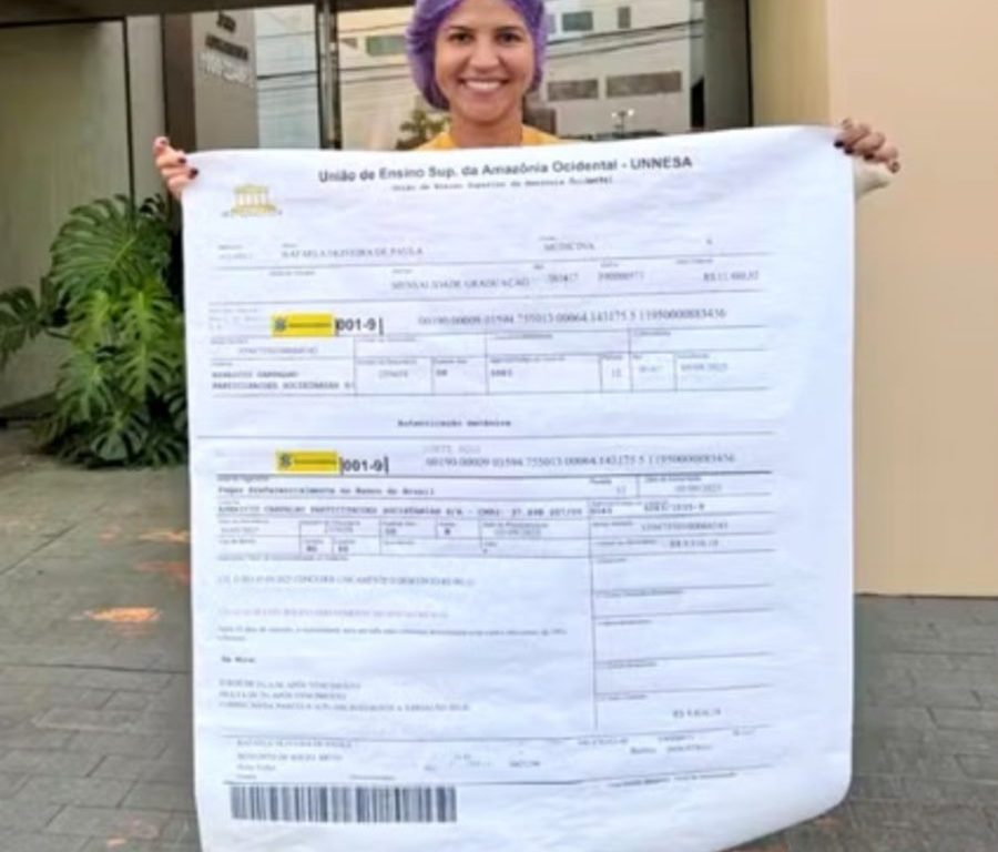 estudante de medicina Rafaela de Paula