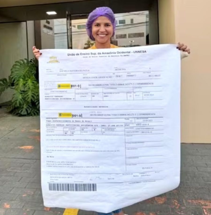 studante de medicina Rafaela de Paula