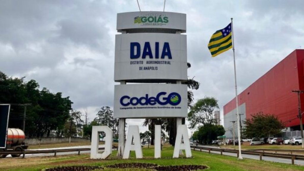 Distrito Agroindustrial de Anápolis (Daia). (Foto: Divulgação/Codego)
