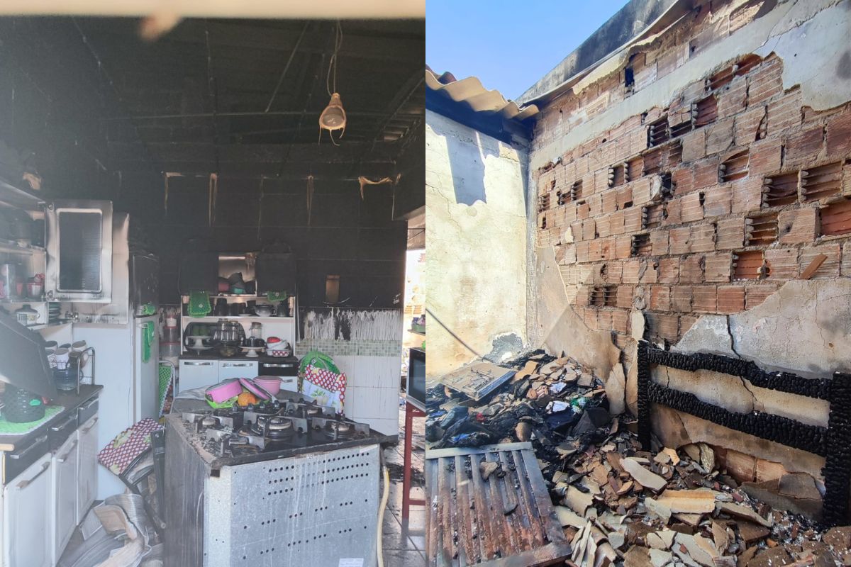 Mãe pede ajuda após ex-marido incendiar casa onde morava com filhos, em Trindade: “acabou com a minha vida”
