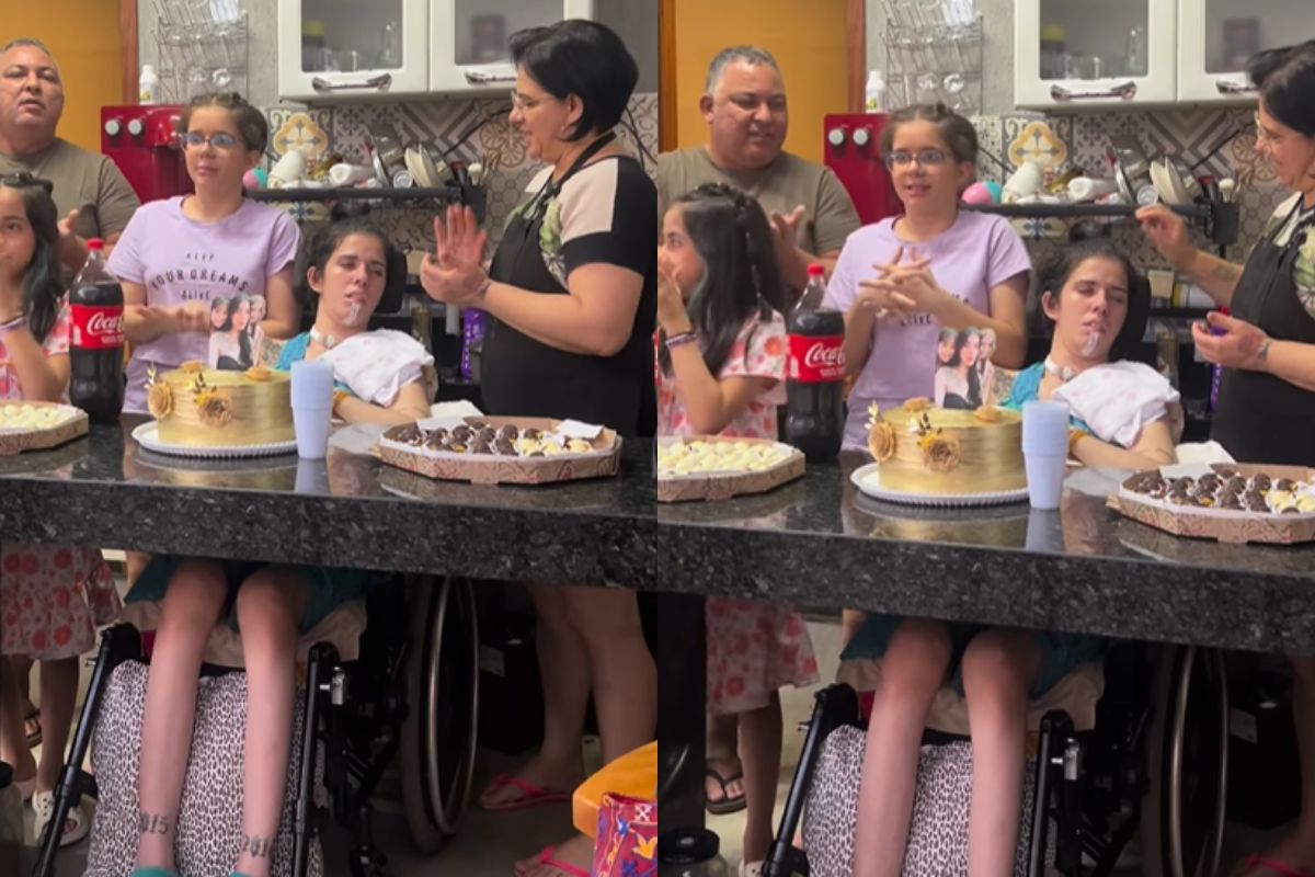 Mãe de Thaís Medeiros faz discurso emocionante durante aniversário de 28 anos da filha
