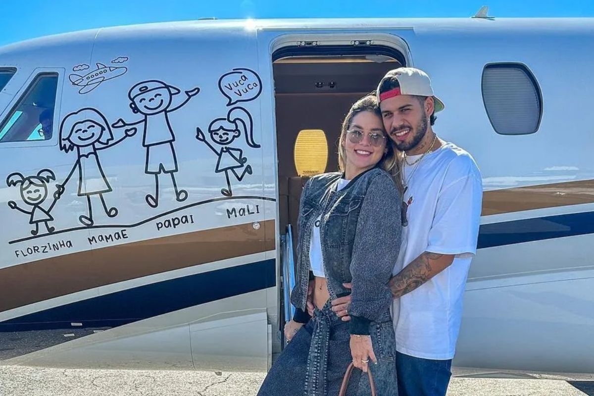 Saiba destino de jatinho avaliado em R$ 30 milhões que Virginia deu de aniversário para Zé Felipe