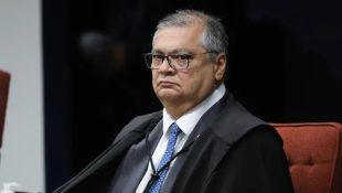 Ministro Flávio Dino na sessão do STF do julgamento de Bolsonaro e de mais sete réus da trama golpista. (Foto: Fabio Rodrigues-Pozzebom/ Agência Brasil)