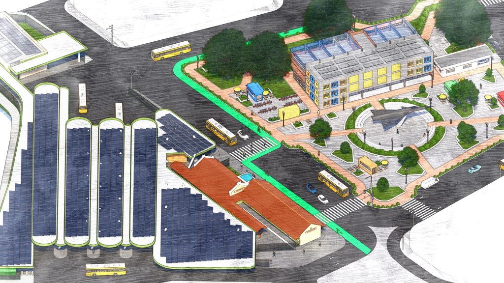 Terminal Urbano e Praça Americano do Brasil são alguns dos pontos revitalizados no Centro. (Foto: Acervo pessoal)