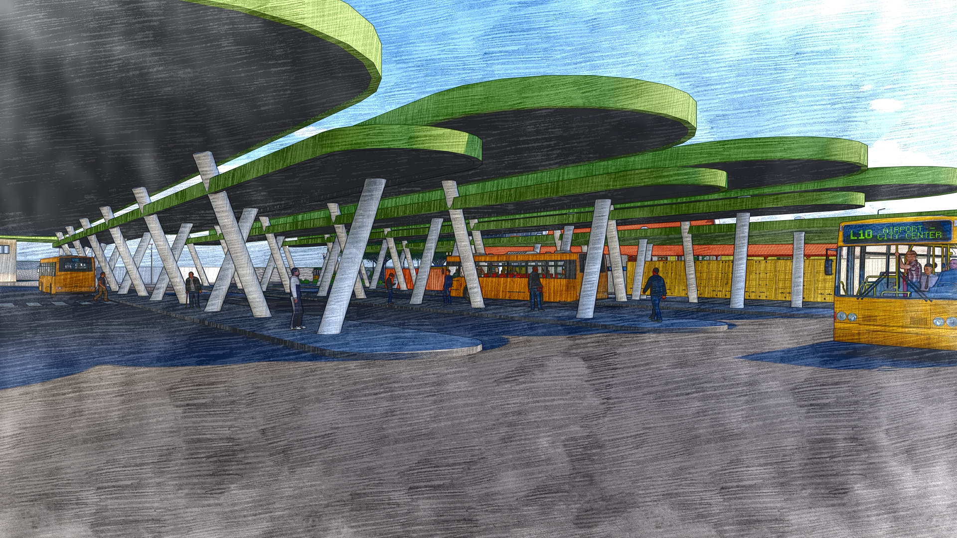 Terminal Urbano recebe corredores. (Foto: Acervo pessoal)