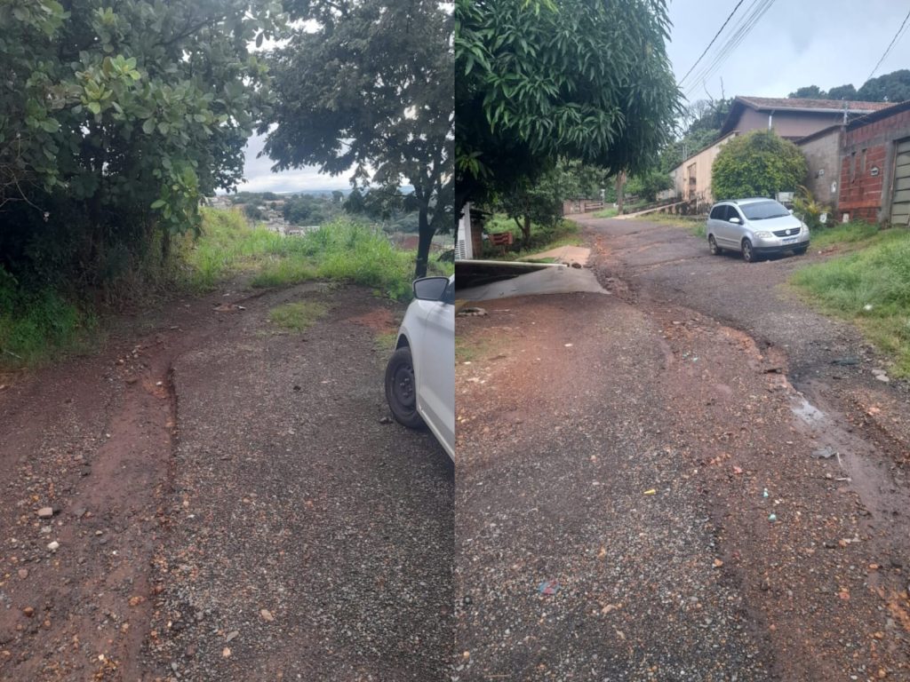 Moradores lutam para que rua seja asfaltada. (Foto: Reprodução)