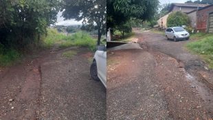 Moradores lutam para que rua seja asfaltada. (Foto: Reprodução)