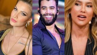 Conversa entre Gusttavo Lima e Virgínia teria causado desconforto em Andressa Suita. (Foto: Reprodução)