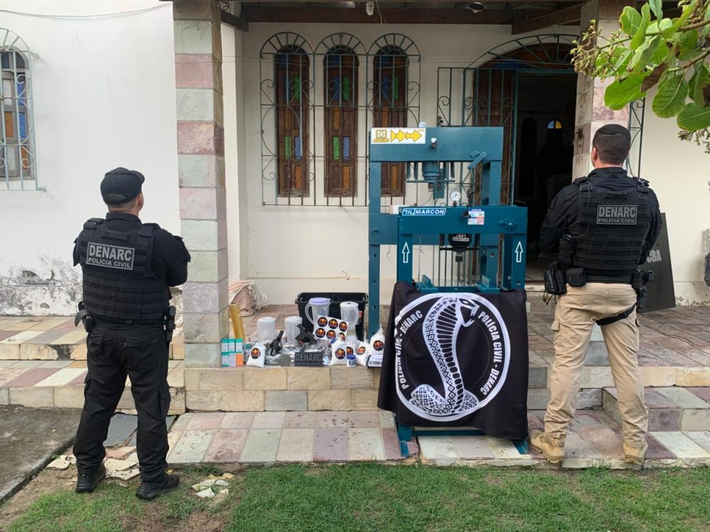 Operação da PC mirou quadrilha que levava drogas para Goiás. (Foto: Divulgação)