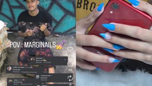 Designer de unhas viralizou por conta do profissionalismo e aparência. (Foto: @alerrandro_nails)