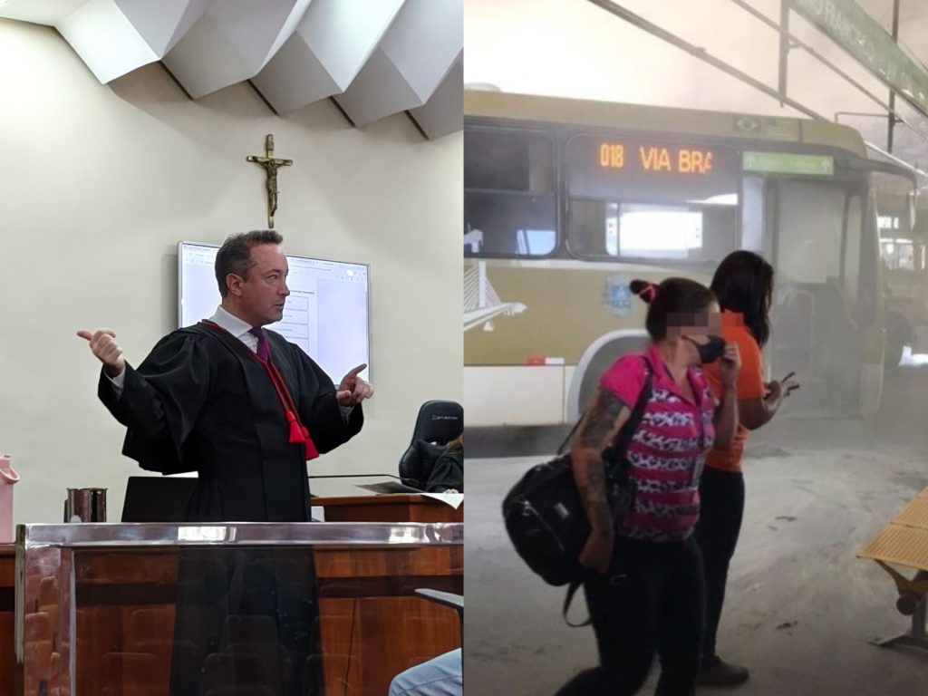 Promotor defende internação compulsória para mulher que ateou fogo em motorista da Urban