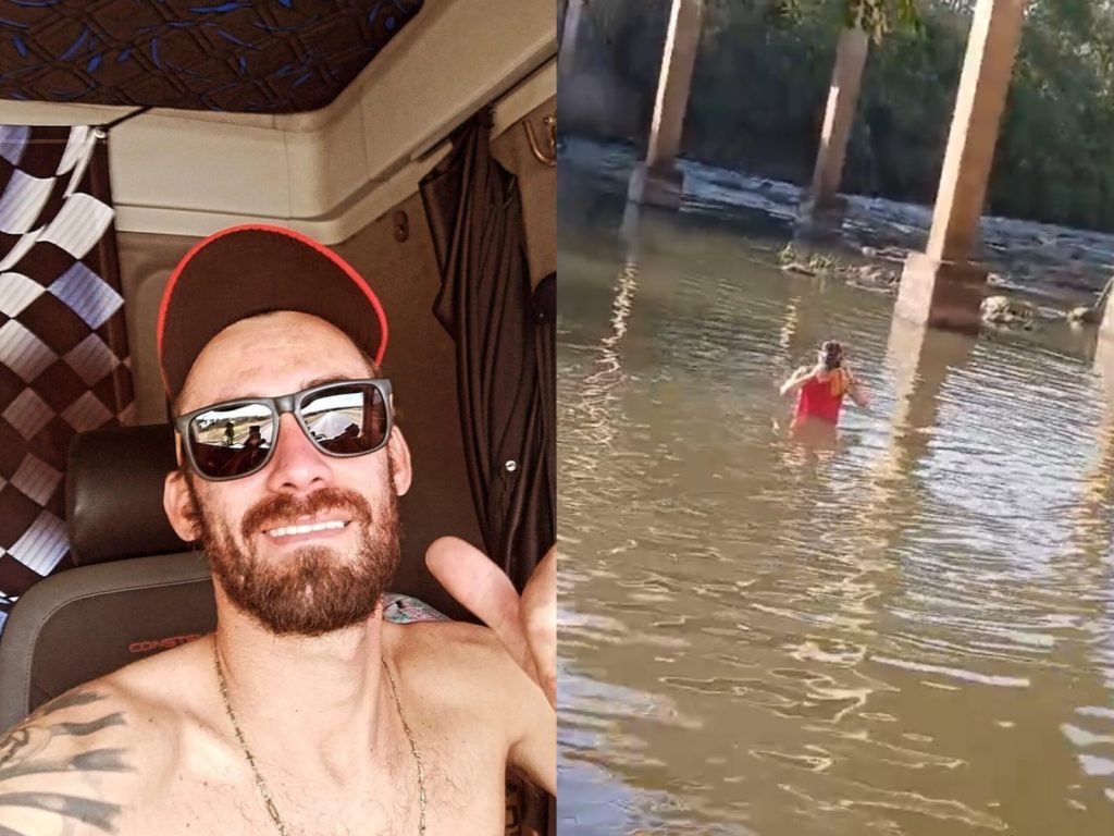 Corpo da vítima foi encontrado pelos Bombeiros. (Foto: Reprodução) homem