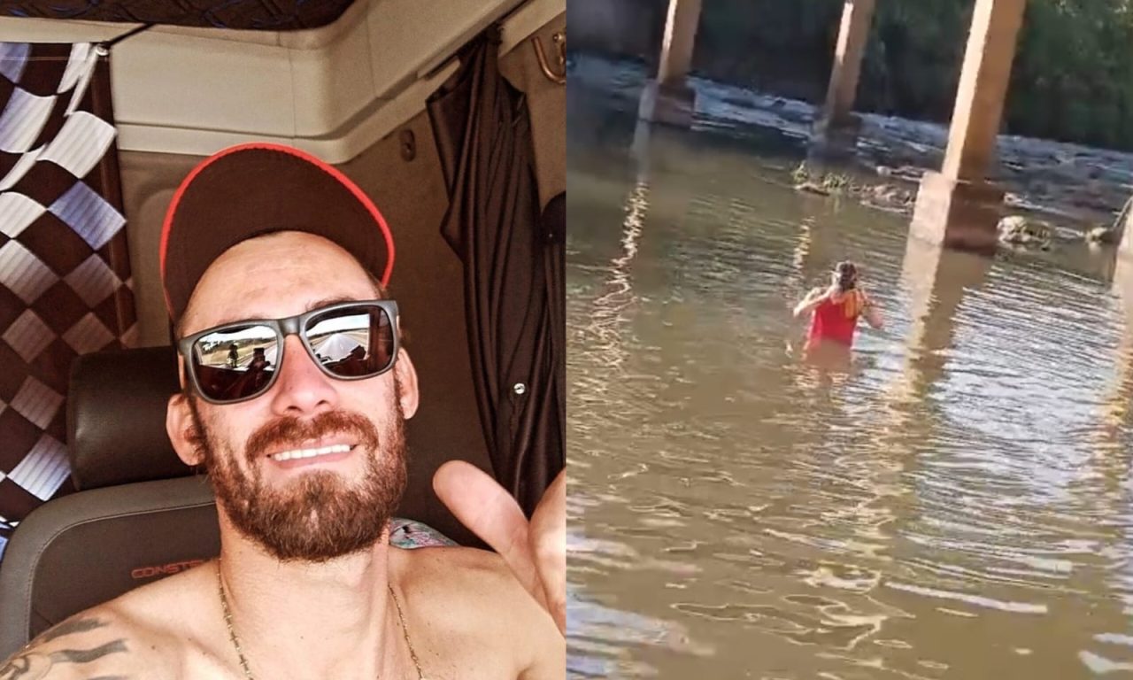 Corpo da vítima foi encontrado pelos Bombeiros. (Foto: Reprodução) homem