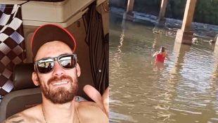 Corpo da vítima foi encontrado pelos Bombeiros. (Foto: Reprodução) homem